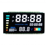 Digit 7 Segment LCD Display Screen With Printed Color